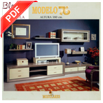 Catálogo Modular76 bajo de Blanch Mensula: muebles clásicos para salones