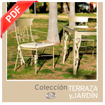 Catálogo Jardín de Jayso: muebles de forja para exterior como jardín o terraza