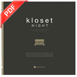 Catálogo Kloset Night de Muebles Mágina: dormitorios de matrimonio de estilo moderno
