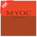 Catálogo Mueble Rústico de Myoc: muebles rústicos coloniales para salones, comedores y dormitorios