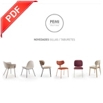 Catálogo Novedades Sillas / Taburetes de Pemi: últimas novedades en sillas y taburetes para salones y comedores