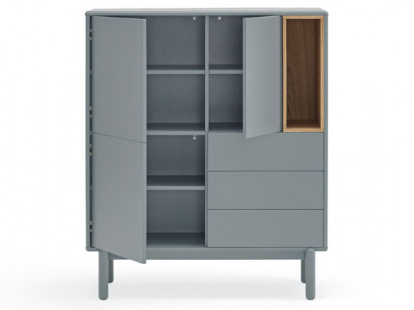 Mueble auxiliar gris para el hogar