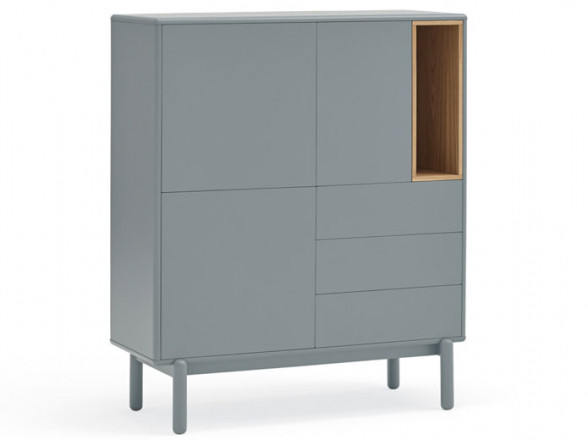 Mueble auxiliar con puertas y cajones