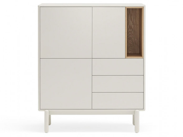 Mueble auxiliar blanco para la casa