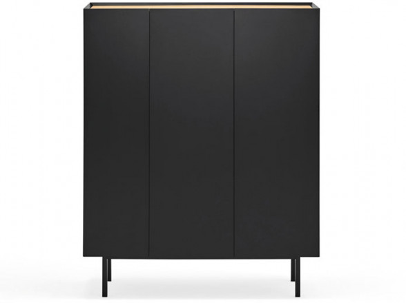 Mueble Auxiliar negro para salón