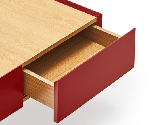 Mesa de Centro de madera y metal barata