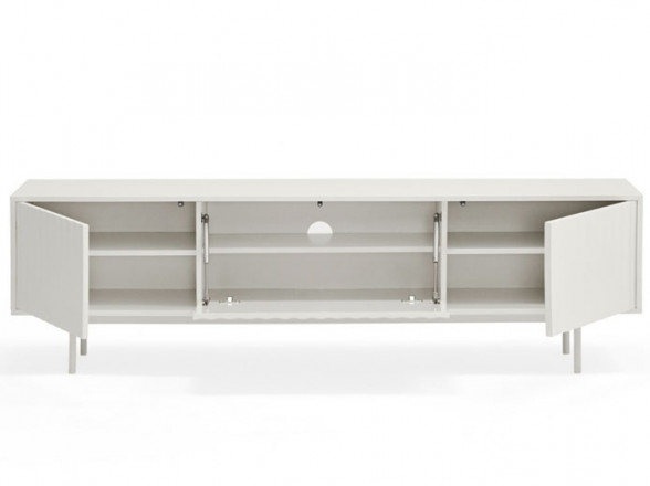 Mueble TV blanco para comedor