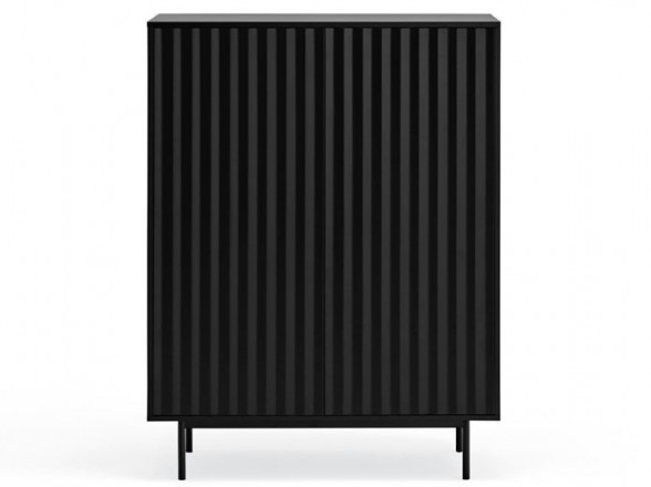 Mueble Auxiliar negro para salón