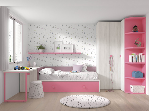 Dormitorio juvenil moderno en Madrid - Tienda de Muebles en Madrid