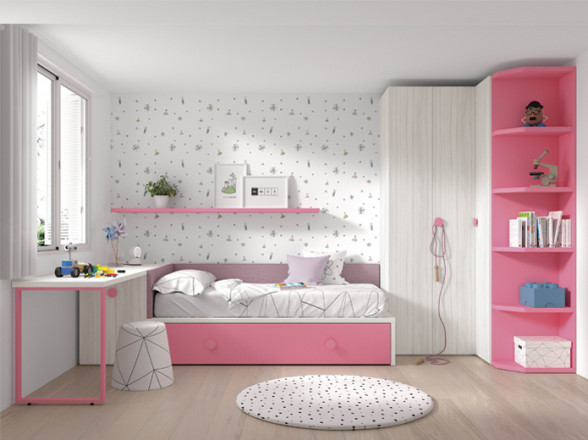 comprar habitación juvenil para niña - comprar muebles para niña