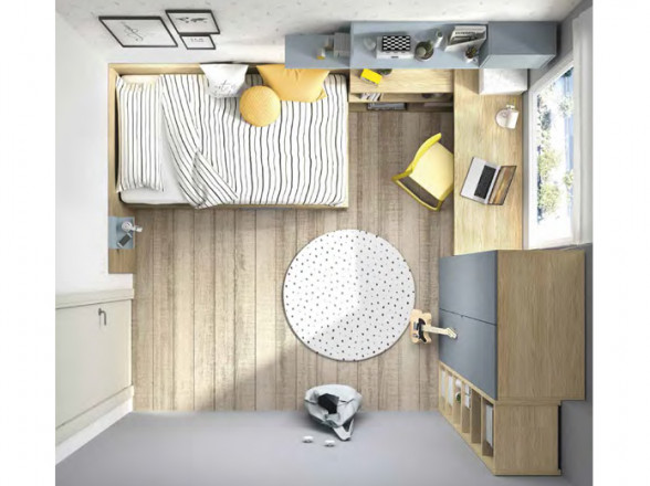 ✅OFERTA dormitorio juvenil moderno en Madrid| Muebles Valencia®