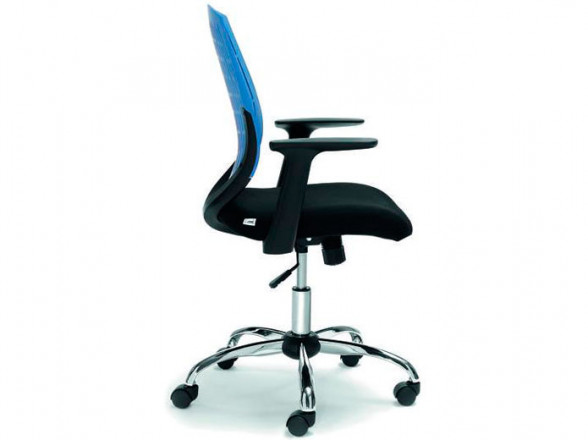 Silla de oficina con asiento acolchado.