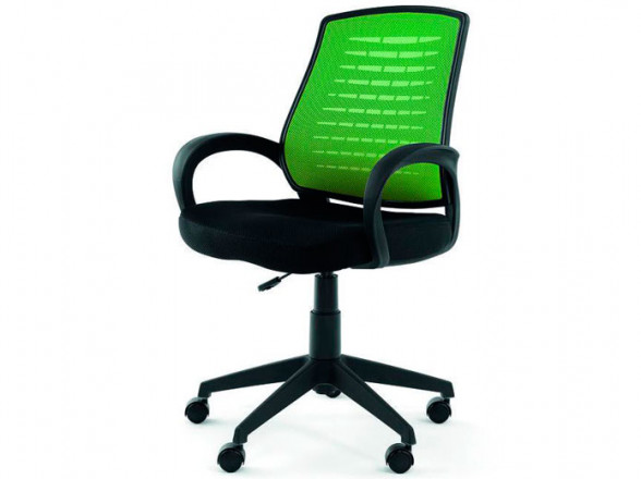 Silla de oficina verde en promoción