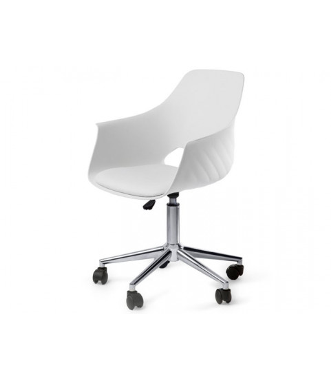 Silla de oficina blanca