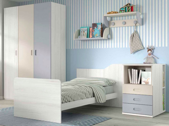 Dormitorio infantil convertible en promoción