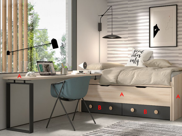 Comprar muebles juveniles para dormitorio en Móstoles (Madrid)