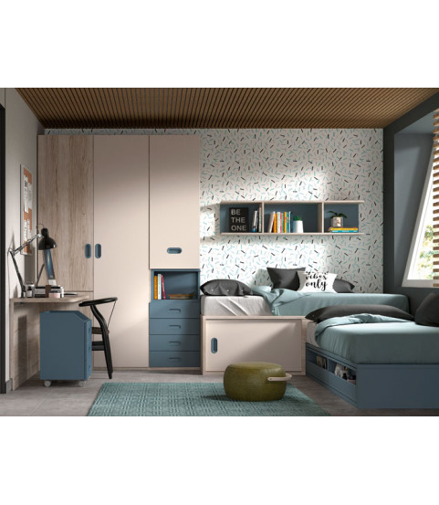 Dormitorio Juvenil 27 en Muebles Valencia