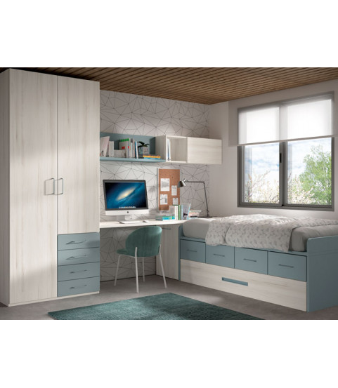 Dormitorio Juvenil 29 en Muebles Valencia