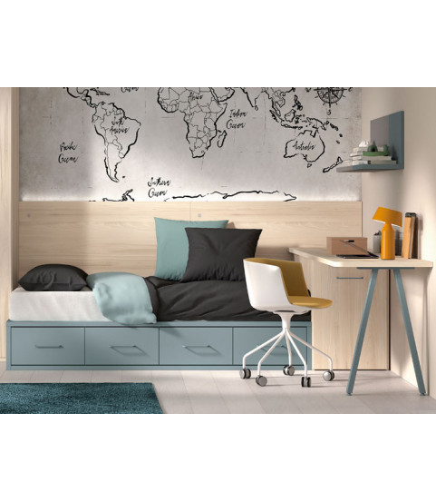 Dormitorio Juvenil 32 en Muebles Valencia
