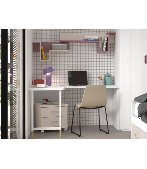 Escritorio Juvenil Moderno 5 en Muebles Valencia