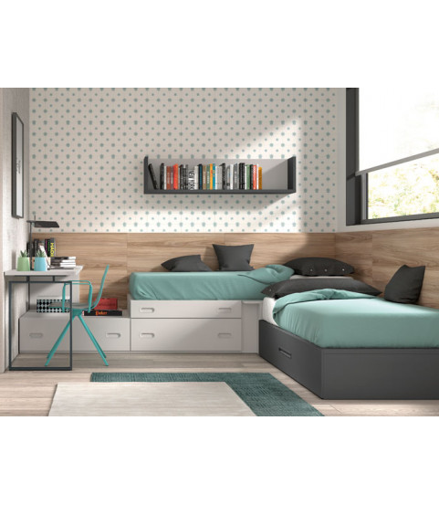 Dormitorio Juvenil 36 en Muebles Valencia