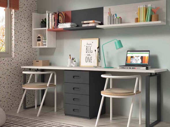 Escritorio Juvenil Moderno 6 en Muebles Valencia