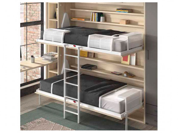 Cama abatible horizontal doble en oferta