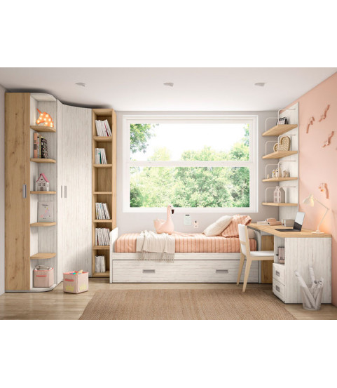 Dormitorio Juvenil 43 en Muebles Valencia