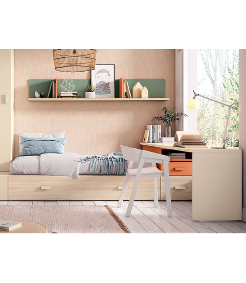 Dormitorio Juvenil 48 en Muebles Valencia