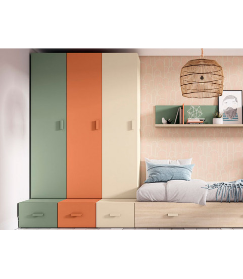 Armario Juvenil Modelo 12 en Muebles Valencia