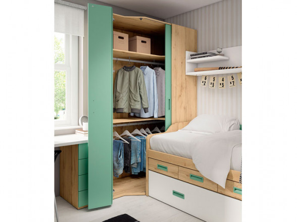 Oferta Estantería Lateral Armario 220cm · Dormitorio Armarios