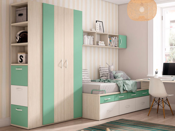 Armario Juvenil Modelo 14 en Muebles Valencia