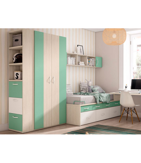 Armario Juvenil Modelo 14 en Muebles Valencia