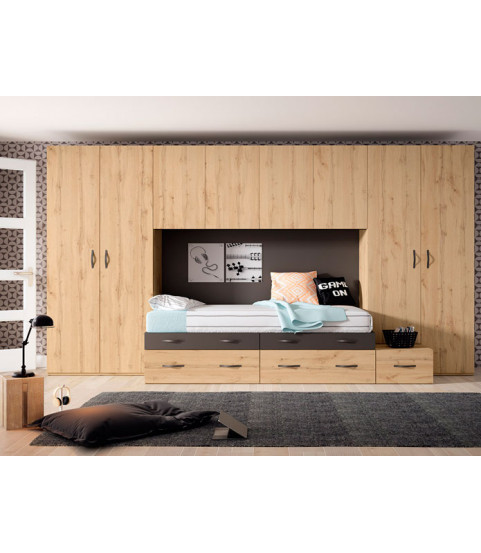 Dormitorio Juvenil 52 en Muebles Valencia