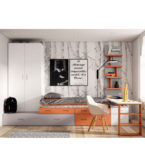 Dormitorio Juvenil 53 en Muebles Valencia