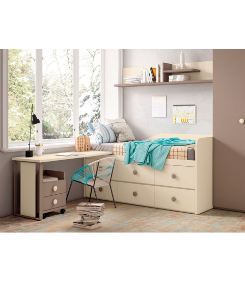 Dormitorio Juvenil 56 en Muebles Valencia