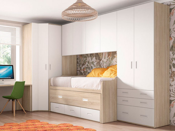 Dormitorio Juvenil 57 en Muebles Valencia