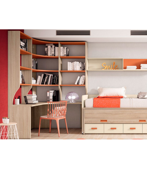 Escritorio Juvenil Moderno 12 en Muebles Valencia