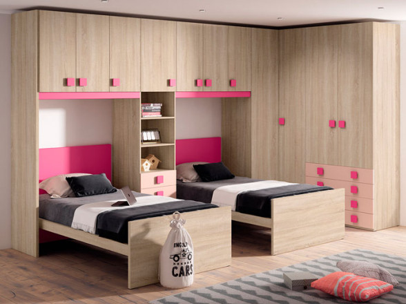 Dormitorio Juvenil 62 en Muebles Valencia