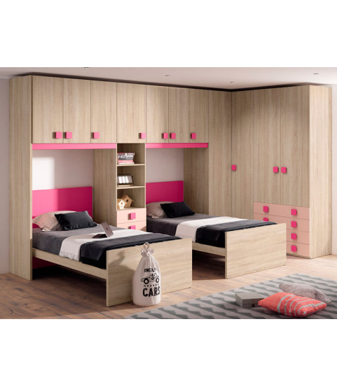 Dormitorio Juvenil 62 en Muebles Valencia