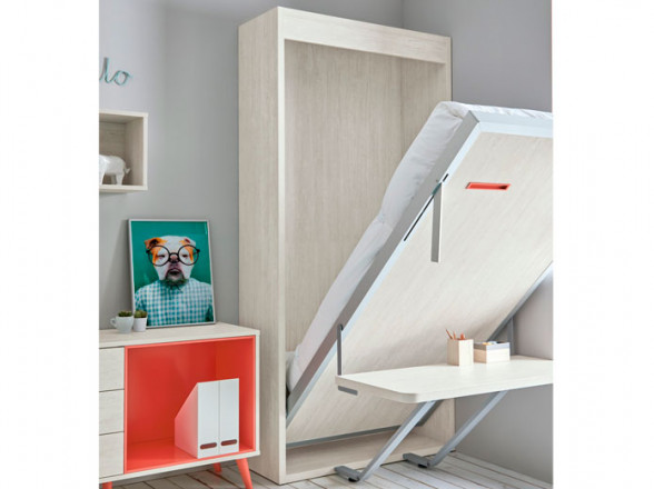 Cama abatible vertical en oferta para dormitorios juveniles