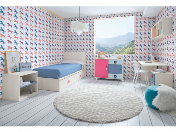Dormitorio infantil convertible a habitacion juvenil