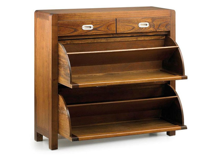 Zapateros rústicos de madera Muebles Valencia