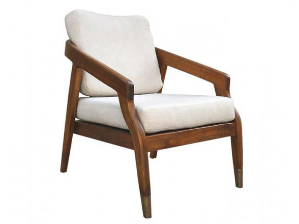 Sillón bajo rústico