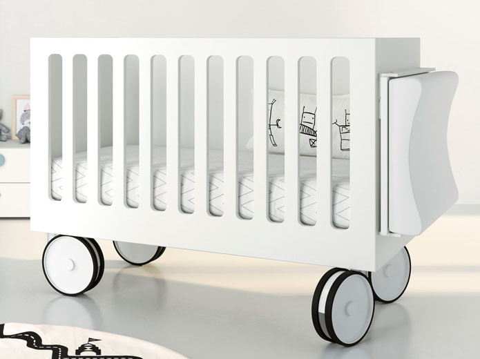 Cuna con ruedas para bebés | Muebles Valencia®