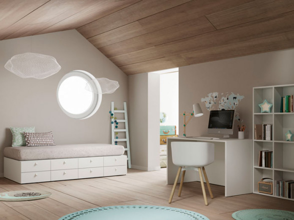 Habitaciones infantiles convertibles en juveniles