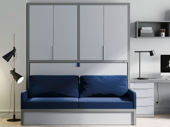 Cama Abatible con Sofá 1 en Muebles Valencia