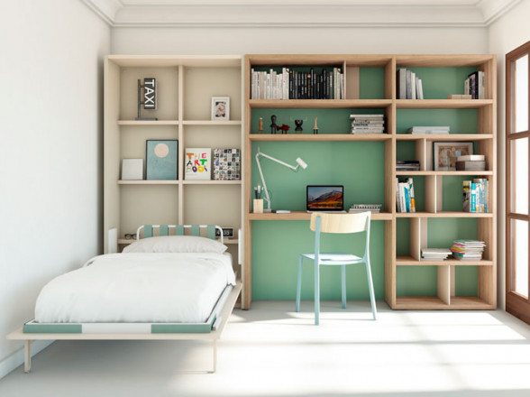 Oferta en camas abatibles verticales para dormitorios juveniles en Madrid
