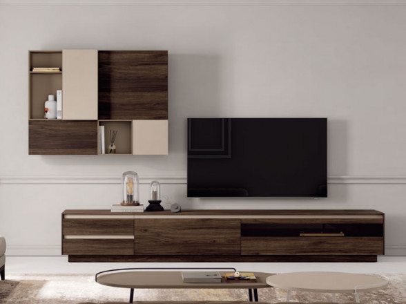 mueble tv nogal