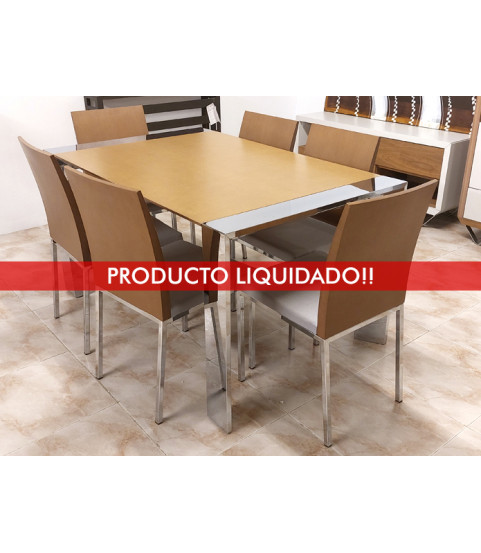 Mesa y Sillas Exposición 9 liquidadas